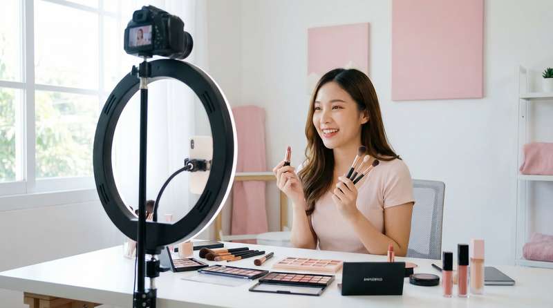 17c一起草美妆视频教程